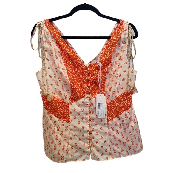 NEW $295 Rebecca Taylor Sleeveless Block Mix Tank Size Small - Picture 3 of 6